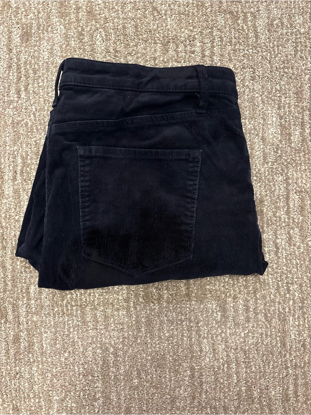 Talbots Curvy Fit Corduroy Jegging - Navy Blue | Size 14 - Picture 13 of 14